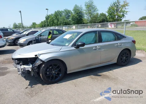 2025 Honda Civic Sport из США, поврежденный, VIN 2HGFE2F55SH573227